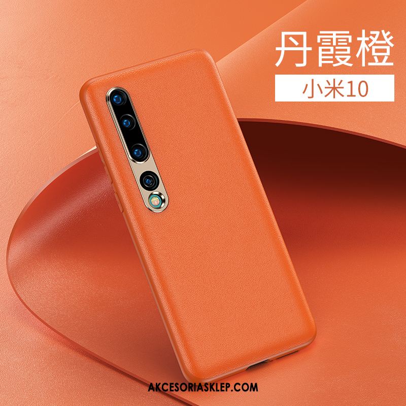 Futerał Xiaomi Mi 10 Skóra Cienkie Telefon Komórkowy Ochraniacz Anti-fall Obudowa Dyskont