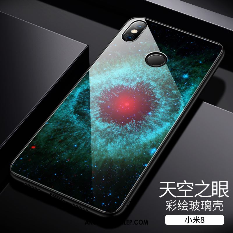 Futerał Xiaomi Mi 8 Anti-fall Silikonowe Czarny Szkło Hartowane Cienkie Etui Sprzedam