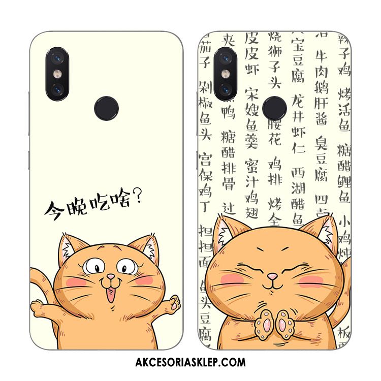 Futerał Xiaomi Mi 8 Kotek Zakochani Telefon Komórkowy Żółty Miękki Etui Kup