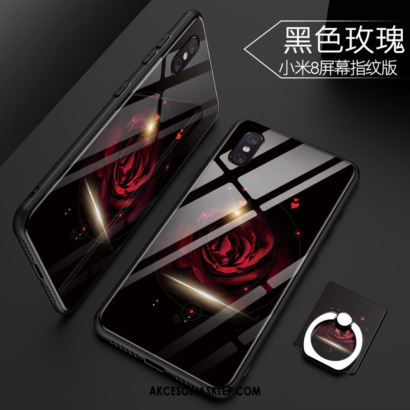 Futerał Xiaomi Mi 8 Pro Miękki Czerwony Netto Wzór Osobowość Kreatywne Obudowa Sprzedam