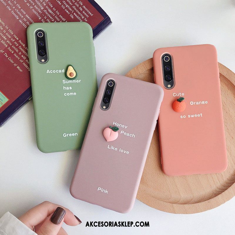 Futerał Xiaomi Mi 9 Lite Różowe Kreatywne Młodzież Telefon Komórkowy Owoce Obudowa Sprzedam