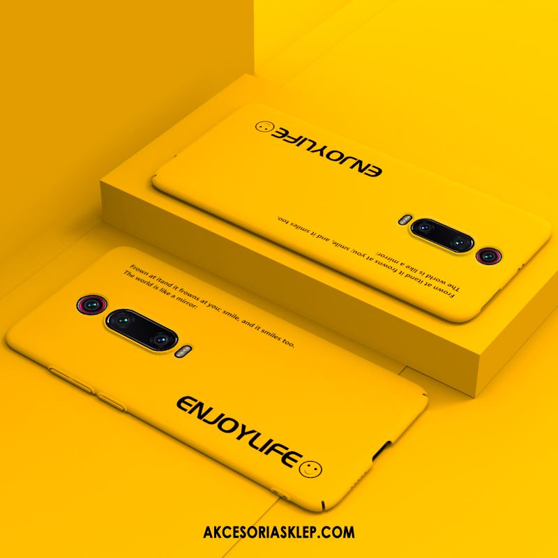 Futerał Xiaomi Mi 9t Telefon Komórkowy Nubuku Proste Żółty Duży Obudowa Kupię