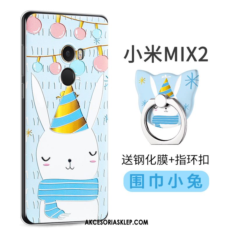 Futerał Xiaomi Mi Mix 2 Niebieski Mały Anti-fall Ochraniacz Silikonowe Pokrowce Tanie