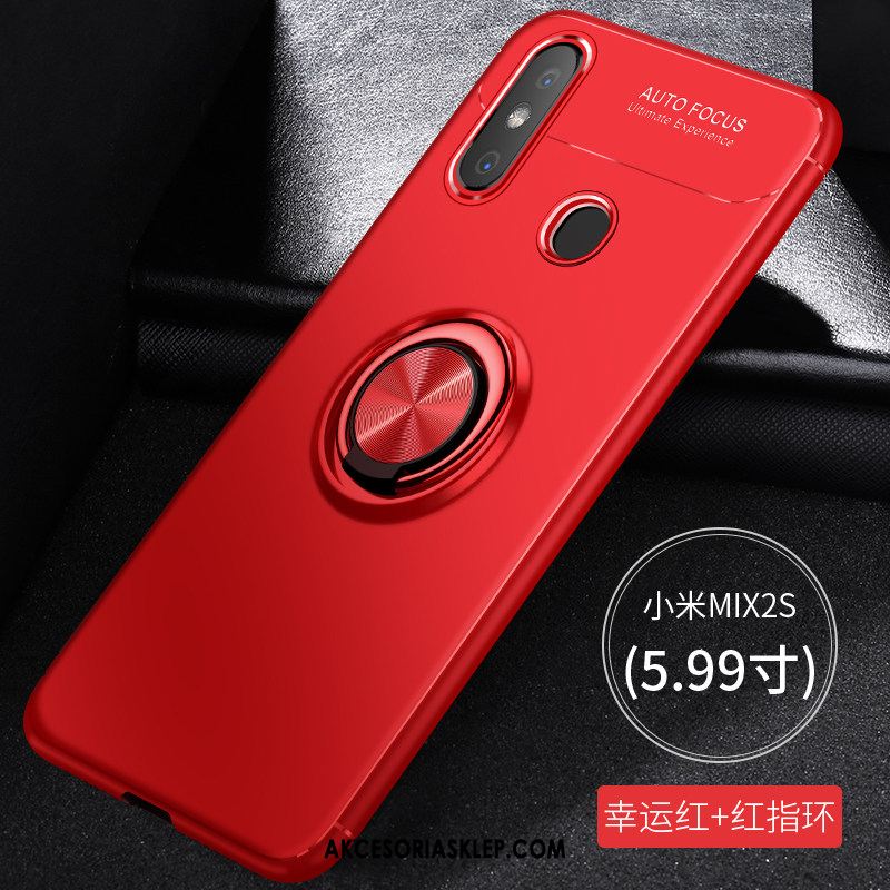 Futerał Xiaomi Mi Mix 2s Czerwony Mały Ochraniacz Telefon Komórkowy Nubuku Tanie