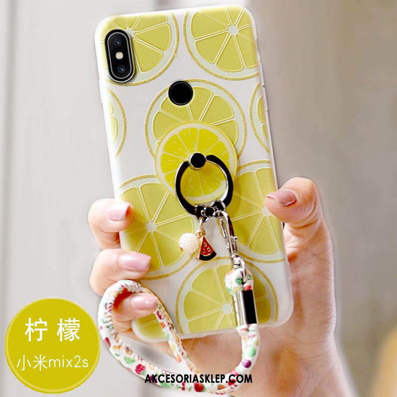 Futerał Xiaomi Mi Mix 2s Silikonowe Telefon Komórkowy Mały Miękki Żółty Pokrowce Online