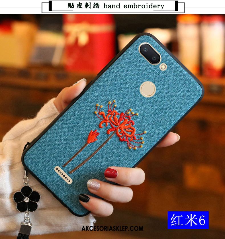 Futerał Xiaomi Redmi 6 Telefon Komórkowy Tendencja Chiński Styl Czerwony Ochraniacz Obudowa Sklep