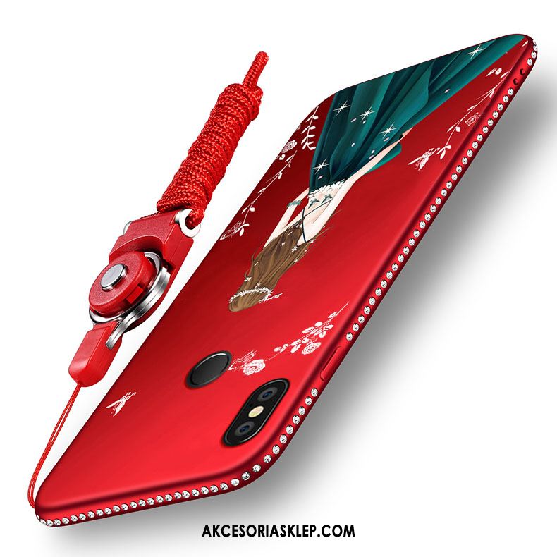 Futerał Xiaomi Redmi Note 5 Miękki Anti-fall Mały Ochraniacz Czerwony Etui Na Sprzedaż