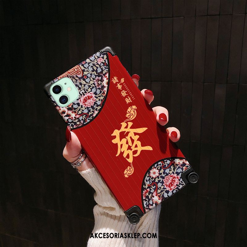 Futerał iPhone 11 Chiński Styl Vintage Anti-fall Osobowość Czerwony Netto Obudowa Oferta