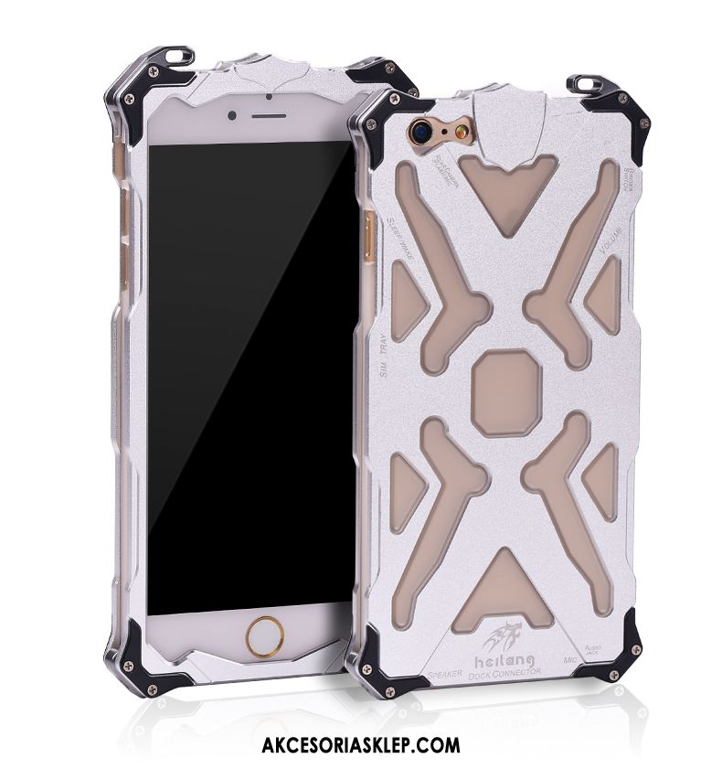 Futerał iPhone 6 / 6s Silikonowe Metal Biały Kreatywne Trzy Mechanizmy Obronne Obudowa Sprzedam