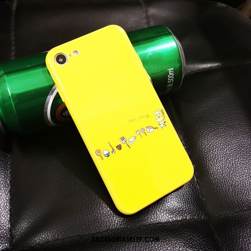 Futerał iPhone 7 Anti-fall Żółty Modna Marka Kreskówka Miękki Obudowa Sklep