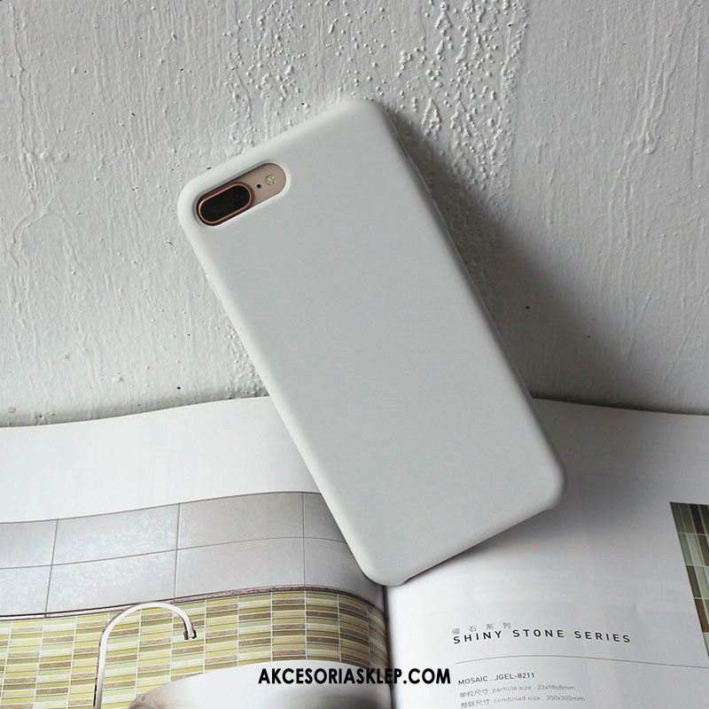 Futerał iPhone 7 Plus Jednolity Kolor Miękki Biały Proste Silikonowe Pokrowce Sprzedam
