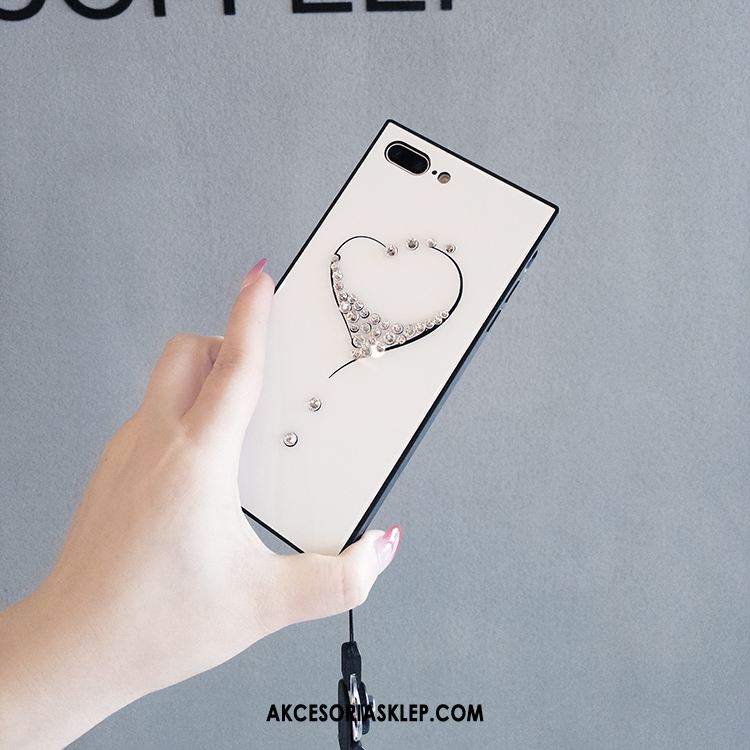 Futerał iPhone 7 Plus Telefon Komórkowy Szkło Biały Kwadratowy Tendencja Pokrowce Sprzedam