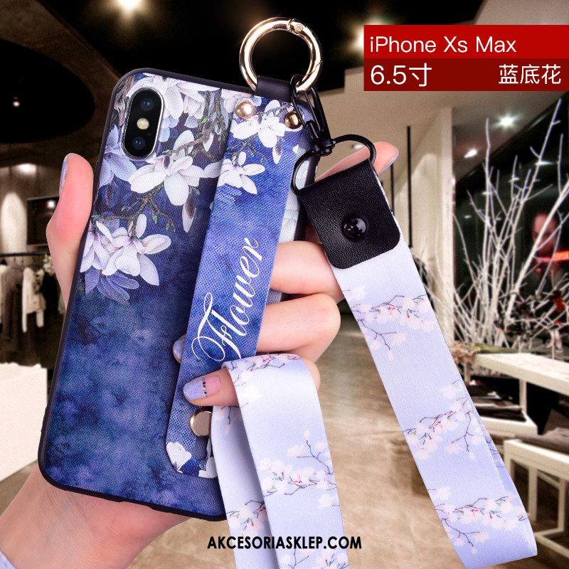 Futerał iPhone Xs Max Ochraniacz Miękki Wiszące Ozdoby Modna Marka Nowy Etui Tanie