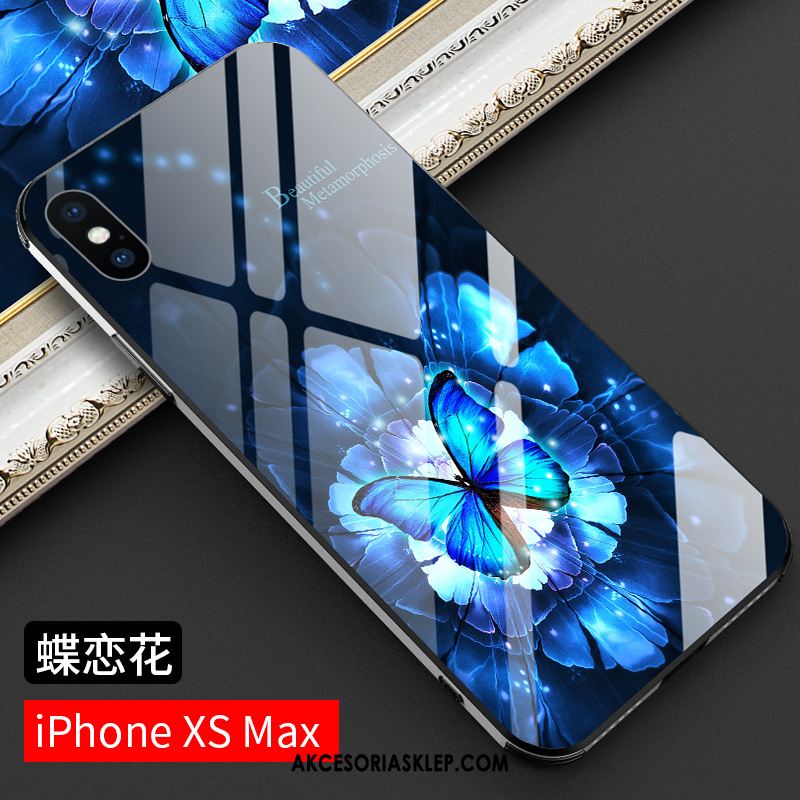 Futerał iPhone Xs Max Osobowość Gwiazda Telefon Komórkowy Niebieski Anti-fall Etui Sprzedam