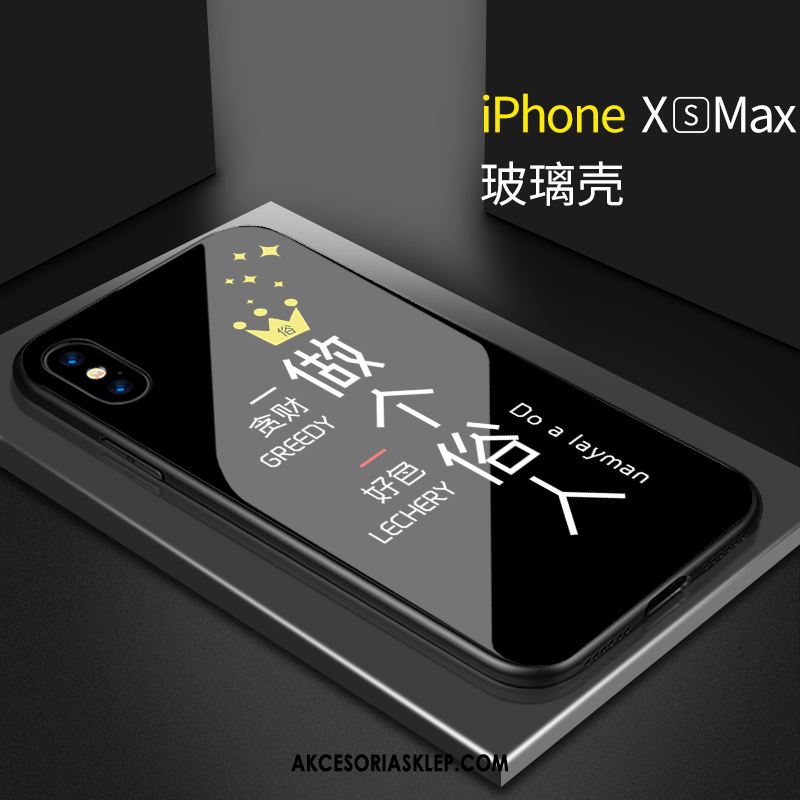 Futerał iPhone Xs Max Zakochani Szkło Modna Marka Osobowość Bogactwo Etui Kupię
