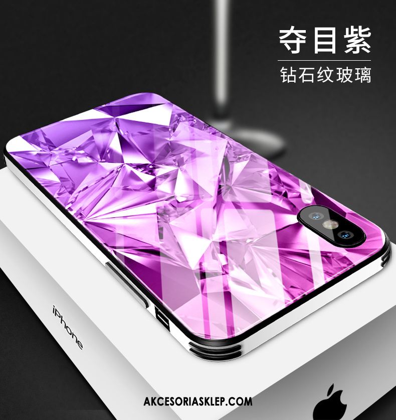 Futerał iPhone Xs Purpurowy Modna Marka Telefon Komórkowy Kreatywne Wysoki Koniec Etui Online