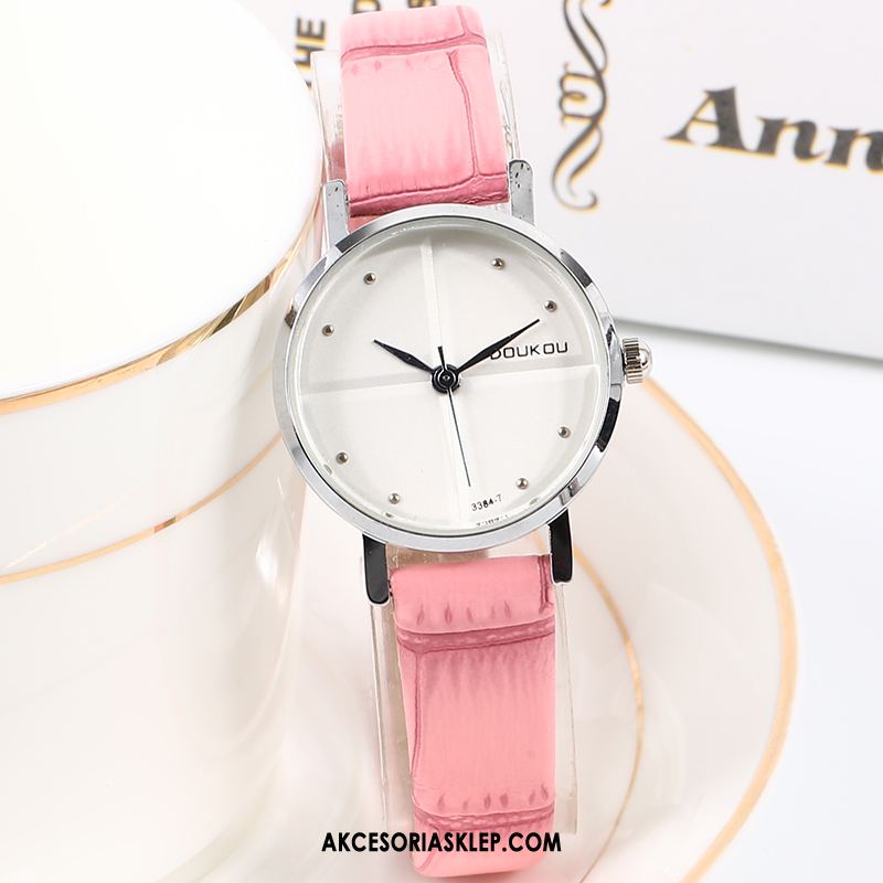 Zegarek Damskie Trendy Student Damska Różowy Vintage Kupię