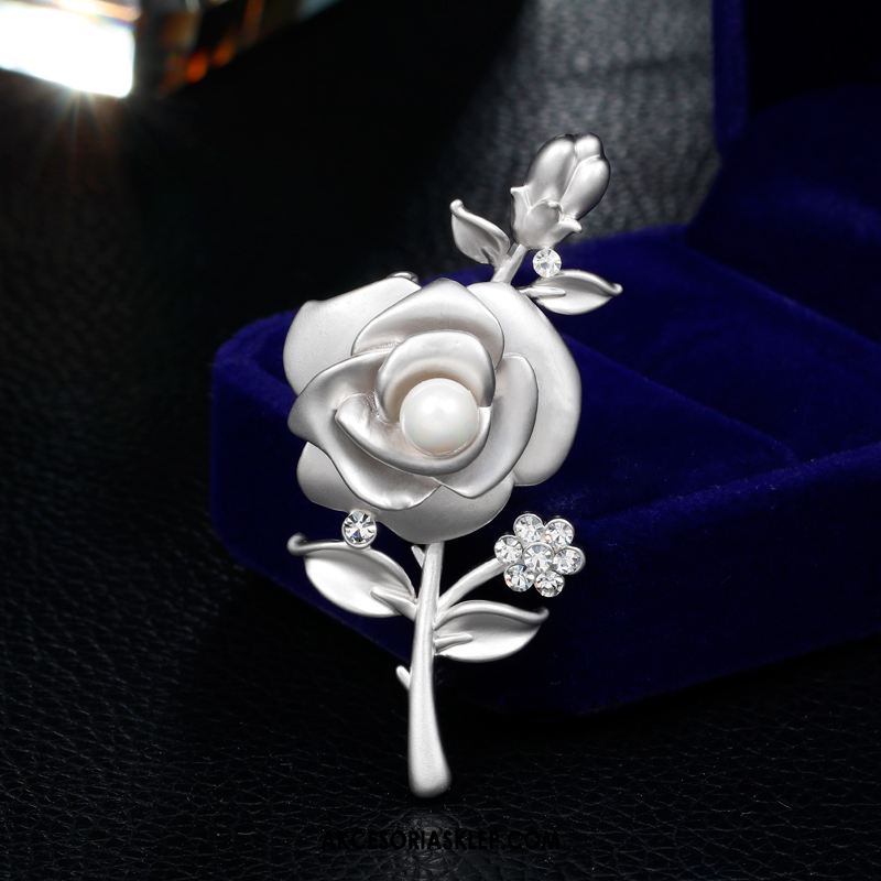 Broszki Damskie Różowy Corsage Agrafka Rhinestone Perła Kupię