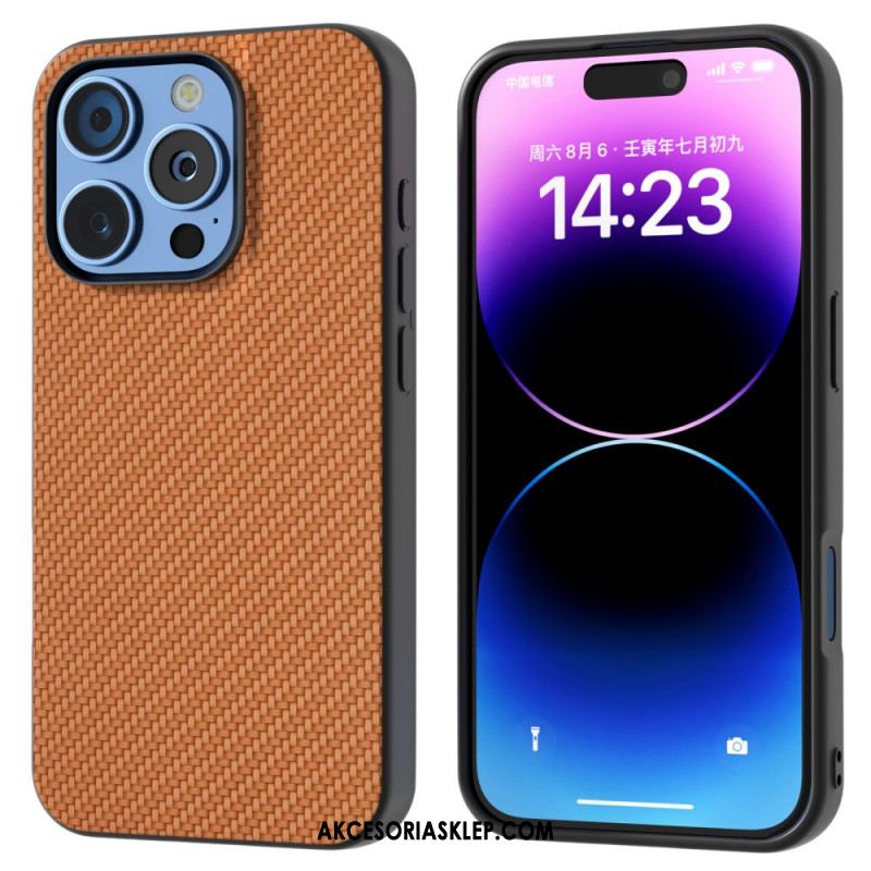 Etui Do iPhone 16 Pro Włókno Węglowe Abeel