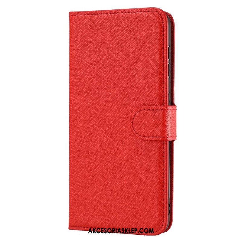 Etui Etui Folio do Samsung Galaxy S22 5G Teksturowane Z Możliwością Odpięcia