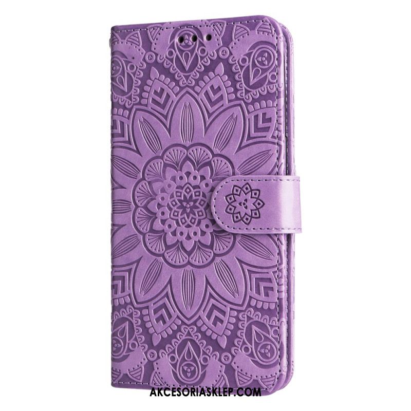 Etui Folio Do Google Pixel 9 Pro Xl Wzór Słonecznika Z Paskiem