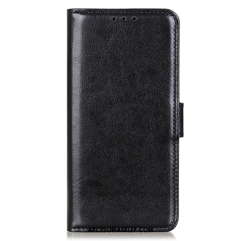 Etui Folio Do Samsung Galaxy A15 Imitacja Skóry Lakierowanej