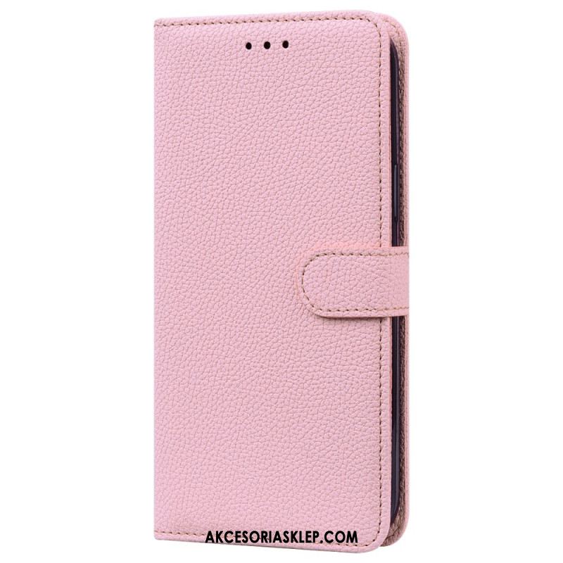 Etui Folio Do Samsung Galaxy S24 Plus 5g Tekstura Liczi
