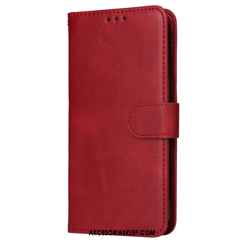 Etui Folio Do Xiaomi Redmi Note 13 5g Wysokiej Klasy Pasek