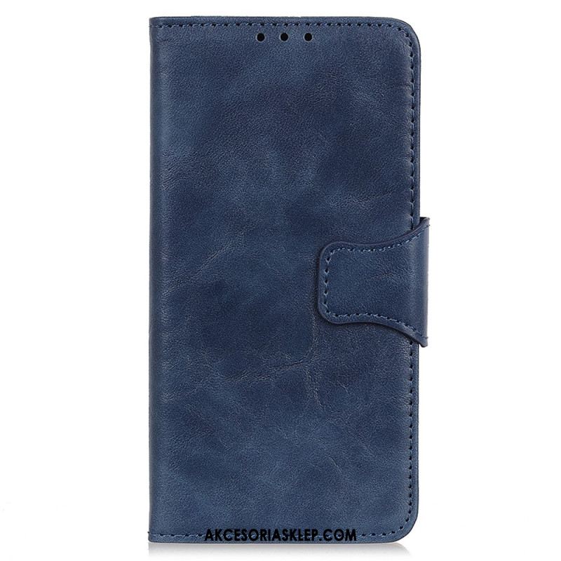 Etui Folio Google Pixel 8 Dwustronne Zapięcie Ze Skóry Dwoinowej Etui Ochronne