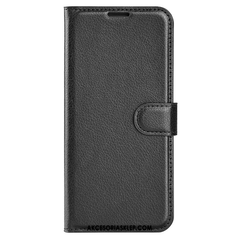 Etui Folio Huawei Nova 11 Pro Klasyczna Sztuczna Skóra Litchi