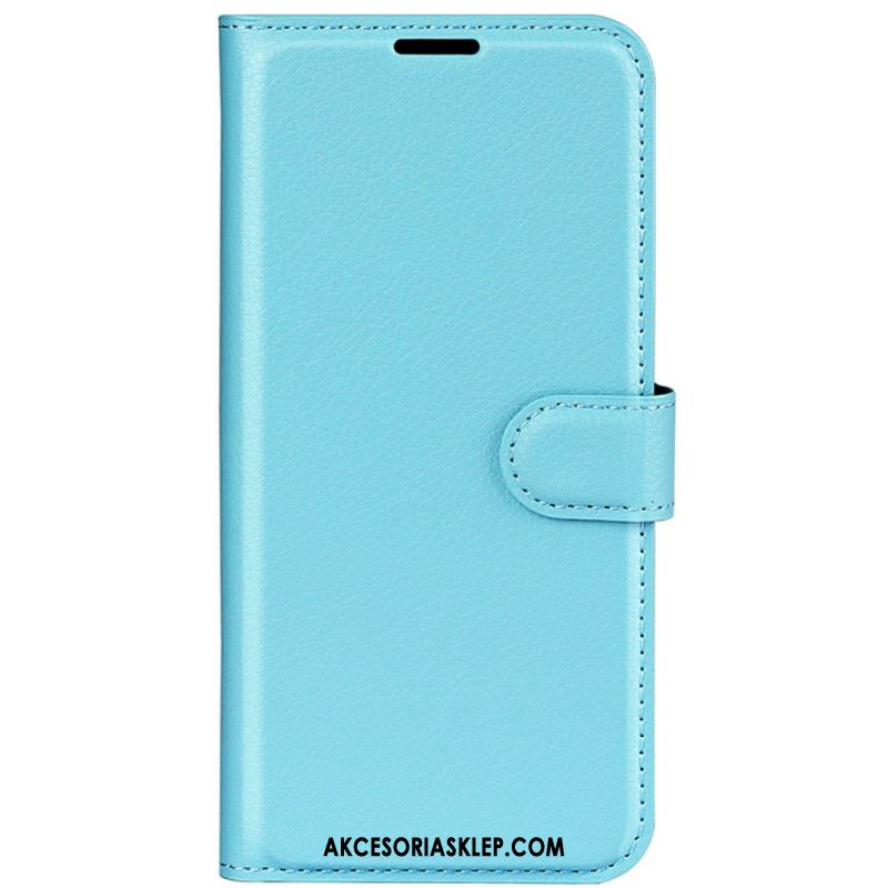 Etui Folio Huawei Pura 70 Klasyczna Sztuczna Skóra Litchi