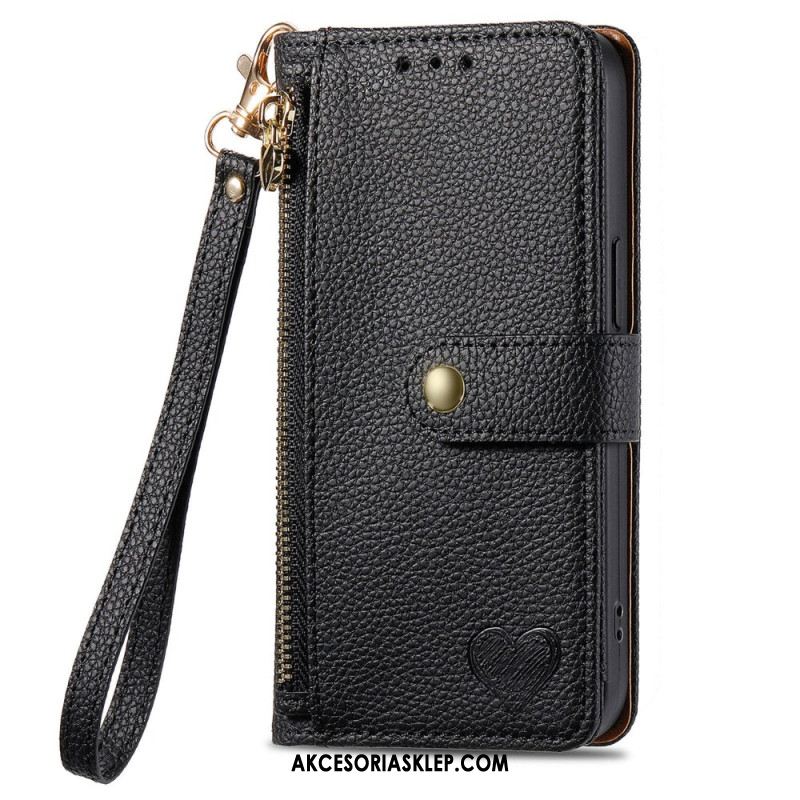 Etui Folio Realme 12 Pro / 12 Pro Plus Blokowanie Rfid Od Serca Do Smyczy Etui Ochronne