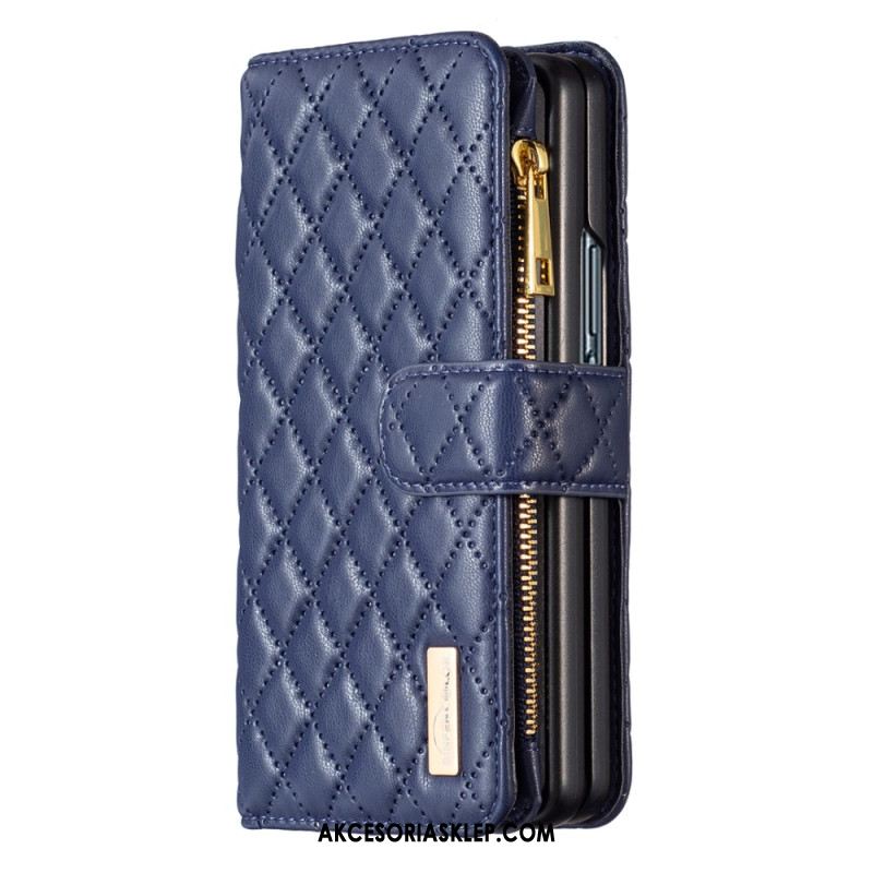 Etui Folio Samsung Galaxy Z Fold 5 Pikowana W Stylu Binfen Color Style Etui Ochronne