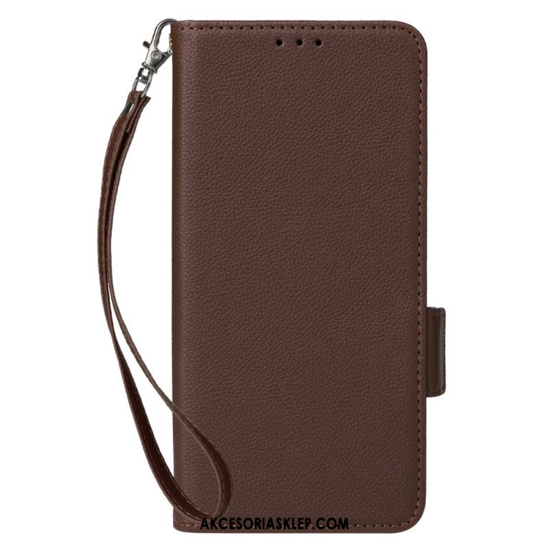 Etui Folio Xiaomi Redmi Note 13 Pro 4g Ultracienki Pasek Etui Ochronne