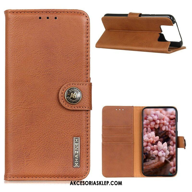 Etui Folio do Asus Zenfone 7 / 7 Pro Imitacja Skóry Khazneh