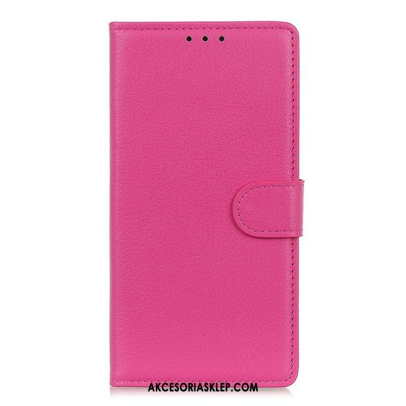 Etui Folio do Asus Zenfone 7 / 7 Pro Tekstura Liczi