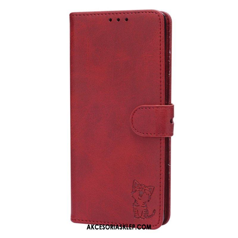 Etui Folio do Google Pixel 7 Mały Kociak