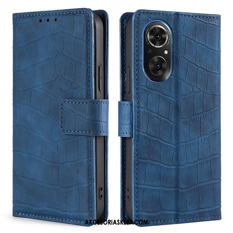 Etui Folio do Honor 50 SE Klasyczny Krokodyl