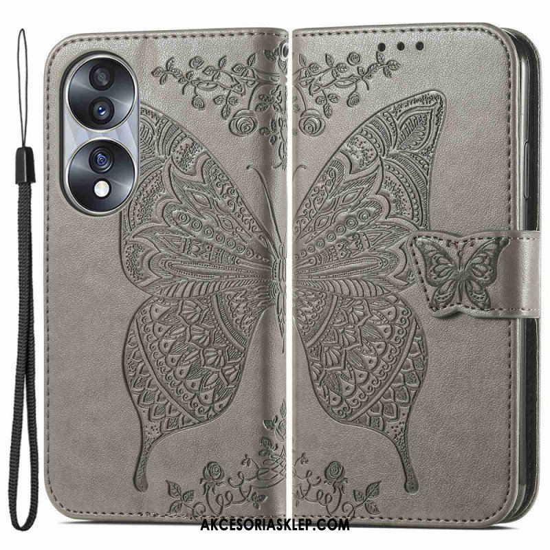 Etui Folio do Honor 70 Barokowy Motyl