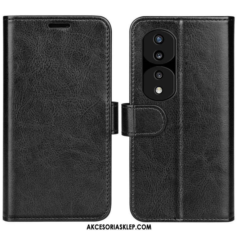 Etui Folio do Honor 70 Designerski Efekt Skóry