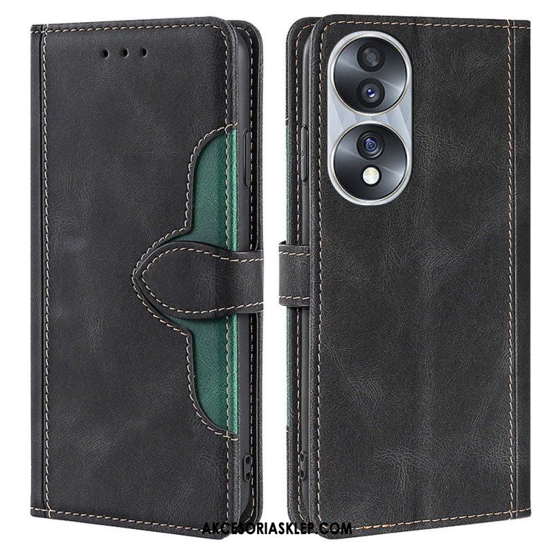 Etui Folio do Honor 70 Dwukolorowy Kwiatowy