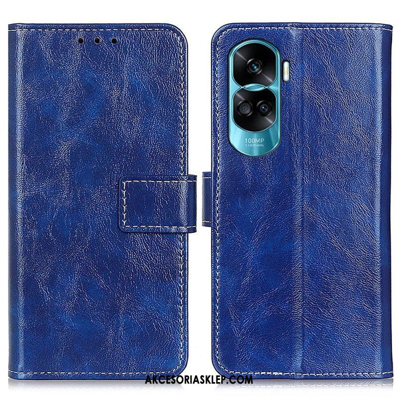 Etui Folio do Honor 90 Lite Lakierowane Z Widocznymi Szwami