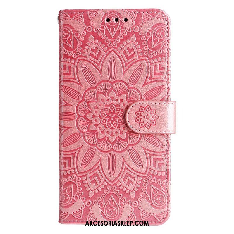 Etui Folio do Honor 90 Lite z Łańcuch Mandala Z Paskiem