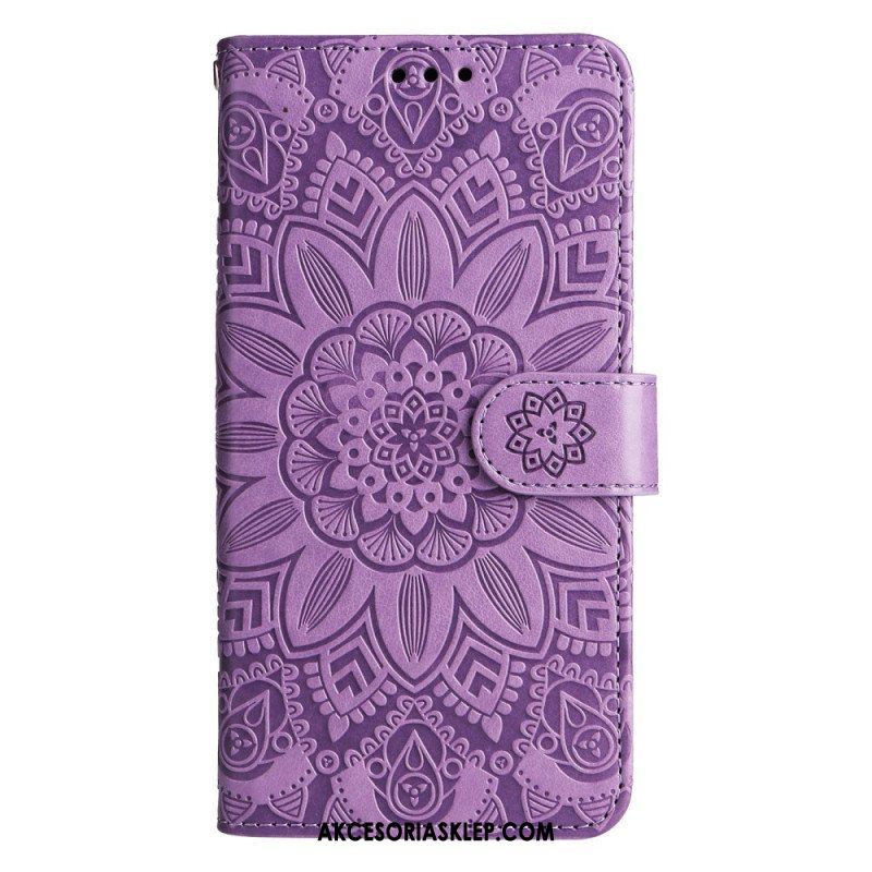 Etui Folio do Honor 90 Lite z Łańcuch Mandala Z Paskiem