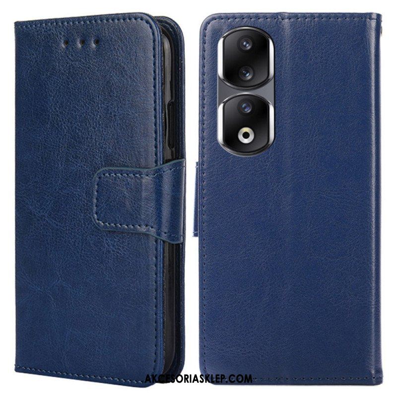 Etui Folio do Honor 90 Pro Styl Retro