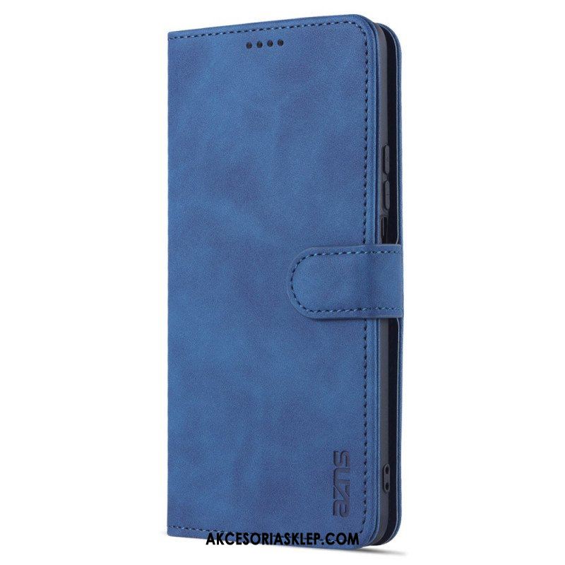 Etui Folio do Honor Magic 4 Lite 5G Efekt Skóry Azns