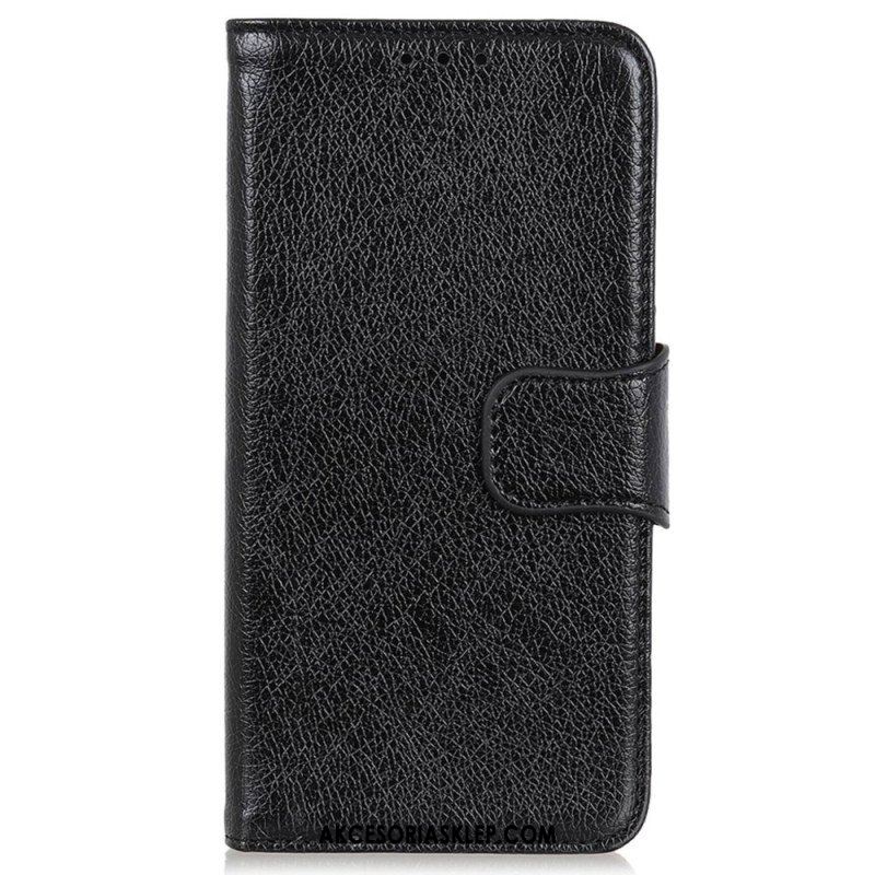 Etui Folio do Honor Magic 5 Lite Dwoina Skóry Nappa