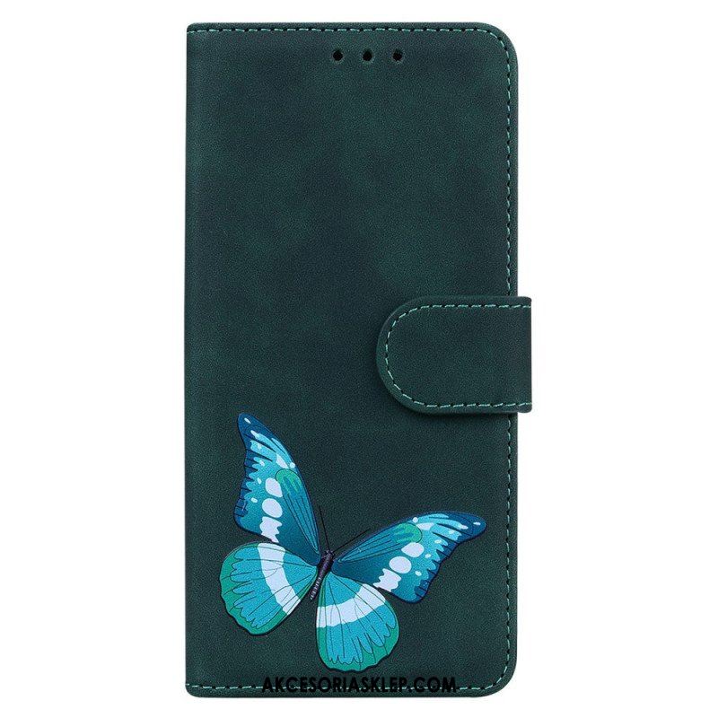 Etui Folio do Honor Magic 5 Lite Projekt Motyla