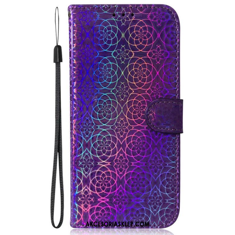 Etui Folio do Honor Magic 5 Lite Styl Dyskotekowy