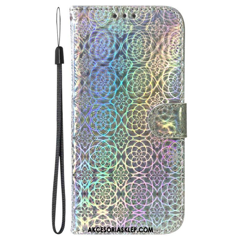 Etui Folio do Honor Magic 5 Lite Styl Dyskotekowy